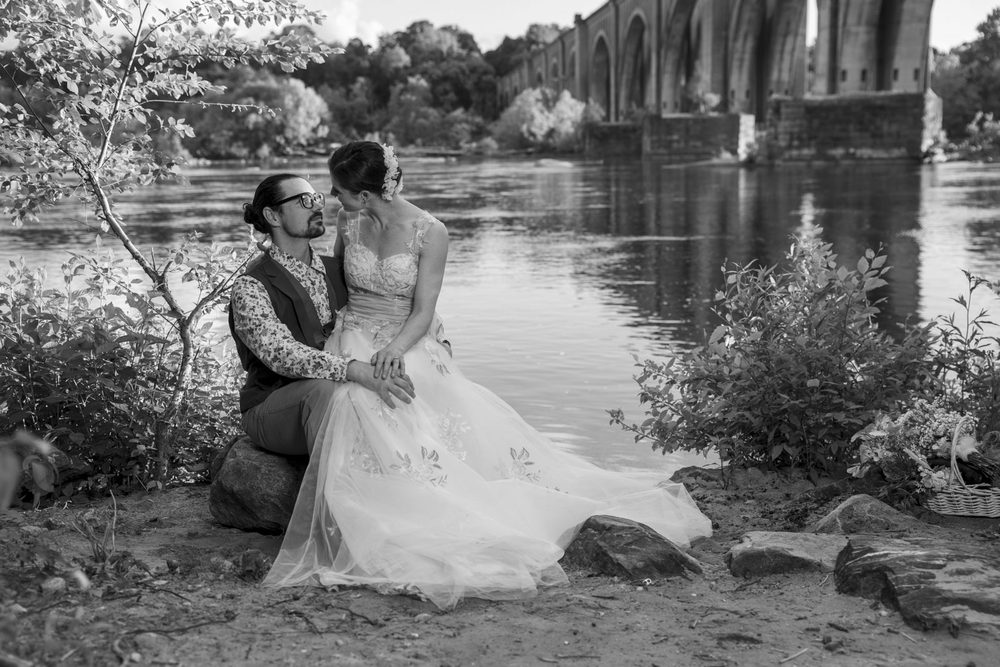 a couple sitting at a second location