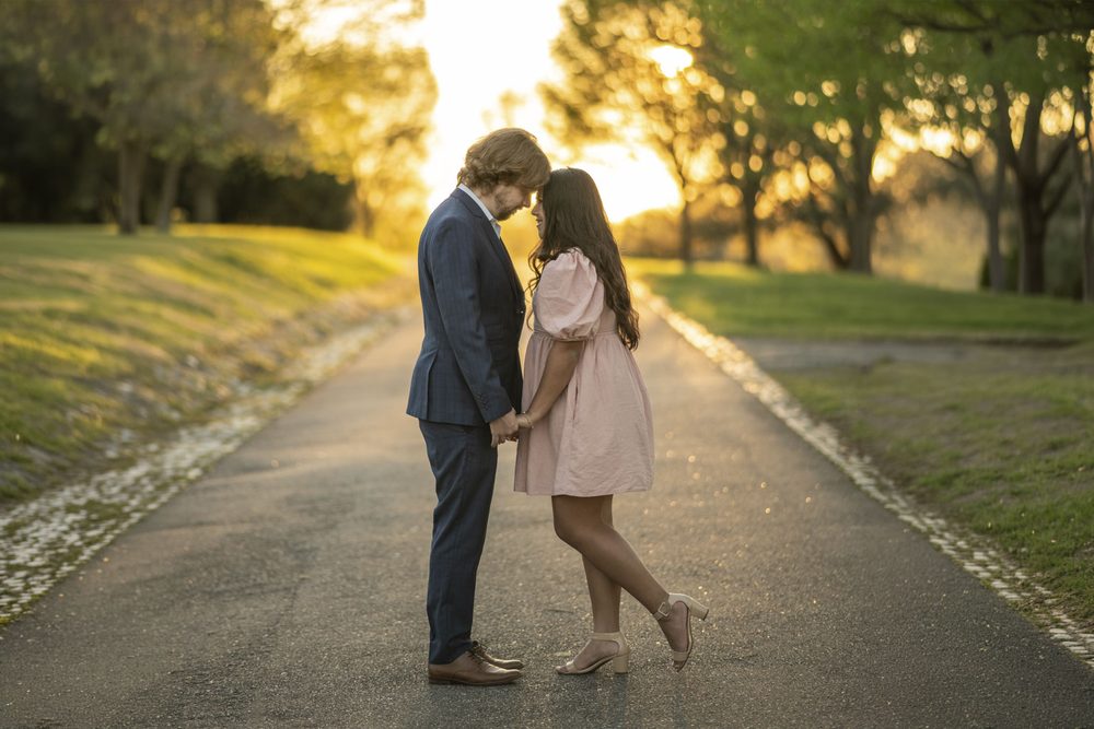 sunset couple