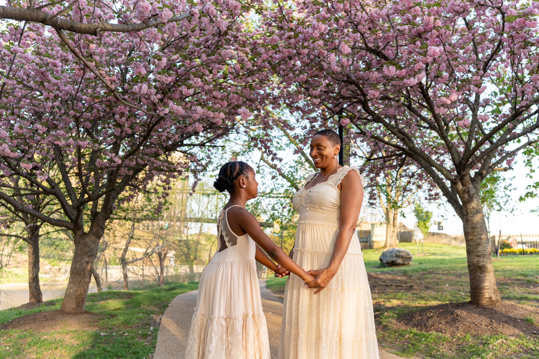 Family portrait Browns Island Richmond Virginia spring James River Stephen Lawson Photography