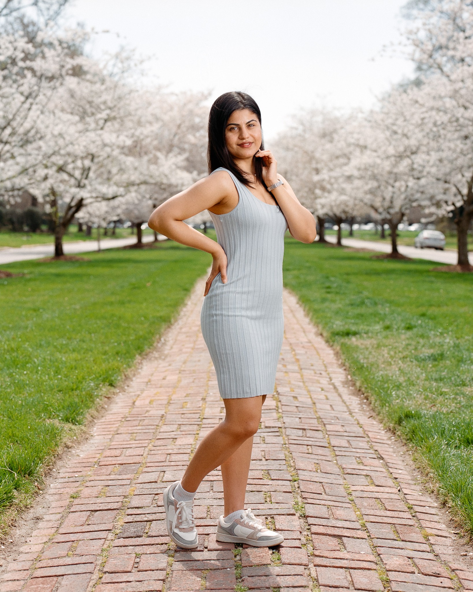 Medium format film portrait Hollywood Cemetery Richmond Virginia spring Stephen Lawson Photography