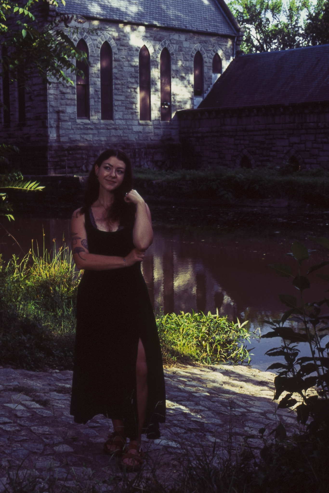 Fujifilm Velvia 100 - Natural riverside light