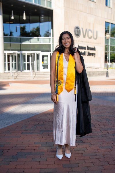 Varsha's Graduation — graduation photography at VCU Graduation Photos by Stephen Lawson
