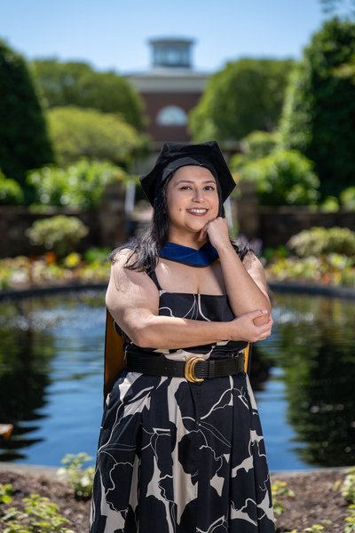 Danielle's Graduation — graduation photography at Lewis Ginter Botanical Garden by Stephen Lawson