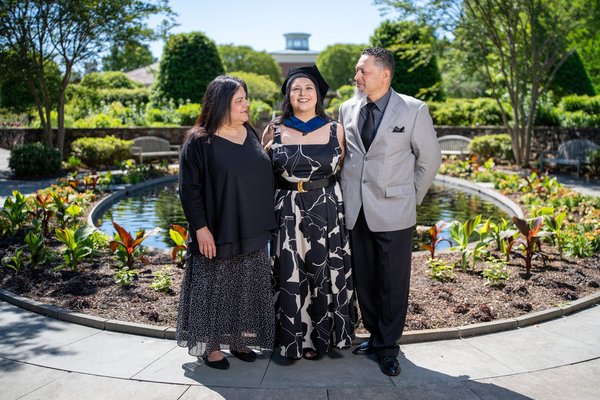 Danielle's Graduation — graduation photography at Lewis Ginter Botanical Garden by Stephen Lawson