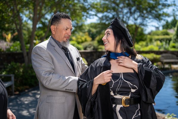 Danielle's Graduation — graduation photography at Lewis Ginter Botanical Garden by Stephen Lawson