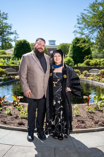 Danielle's Graduation — graduation photography at Lewis Ginter Botanical Garden by Stephen Lawson