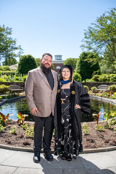 Danielle's Graduation — graduation photography at Lewis Ginter Botanical Garden by Stephen Lawson