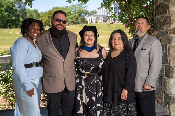 Danielle's Graduation — graduation photography at Lewis Ginter Botanical Garden by Stephen Lawson