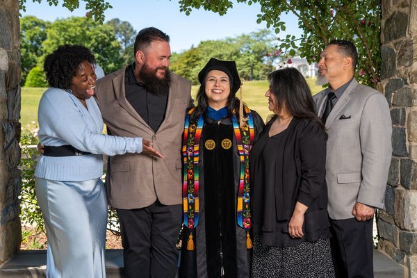 Danielle's Graduation — graduation photography at Lewis Ginter Botanical Garden by Stephen Lawson