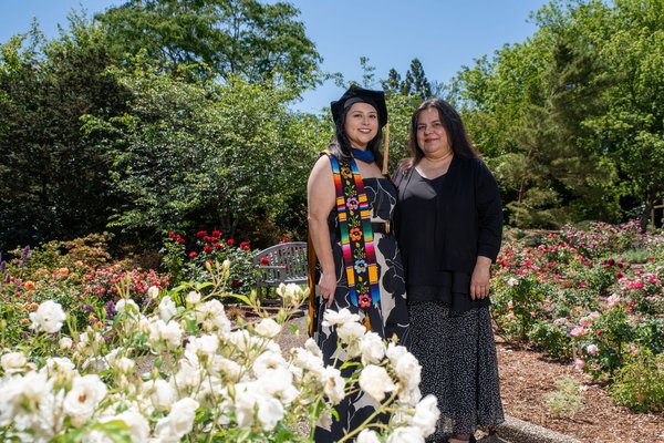 Danielle's Graduation — graduation photography at Lewis Ginter Botanical Garden by Stephen Lawson