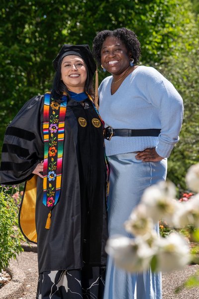 Danielle's Graduation — graduation photography at Lewis Ginter Botanical Garden by Stephen Lawson