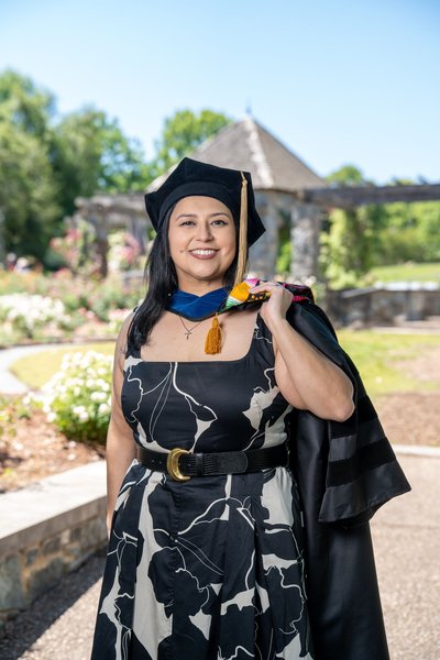 Danielle's Graduation — graduation photography at Lewis Ginter Botanical Garden by Stephen Lawson