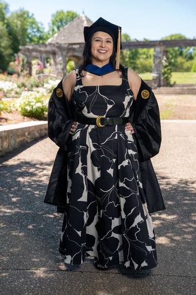 Danielle's Graduation — graduation photography at Lewis Ginter Botanical Garden by Stephen Lawson