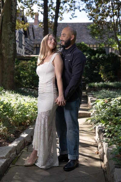 Audrey and Hammza's Engagement — engagement photography at Agecroft Hall & Gardens by Stephen Lawson