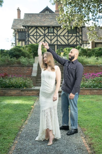 Audrey and Hammza's Engagement — engagement photography at Agecroft Hall & Gardens by Stephen Lawson
