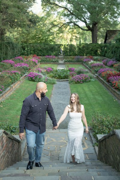 Audrey and Hammza's Engagement — engagement photography at Agecroft Hall & Gardens by Stephen Lawson