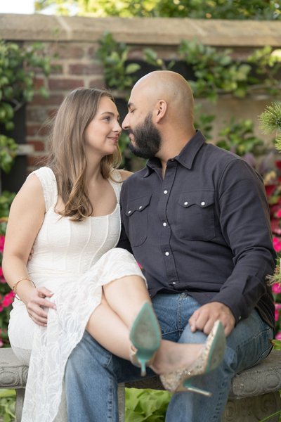 Audrey and Hammza's Engagement — engagement photography at Agecroft Hall & Gardens by Stephen Lawson