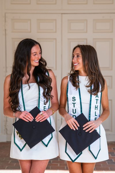 Tash and Chloe's Graduation — graduation photography at William & Mary Graduation Photos by Stephen Lawson
