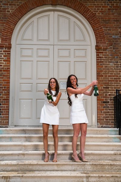 Tash and Chloe's Graduation — graduation photography at William & Mary Graduation Photos by Stephen Lawson