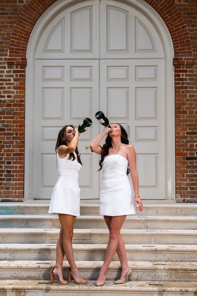 Tash and Chloe's Graduation — graduation photography at William & Mary Graduation Photos by Stephen Lawson