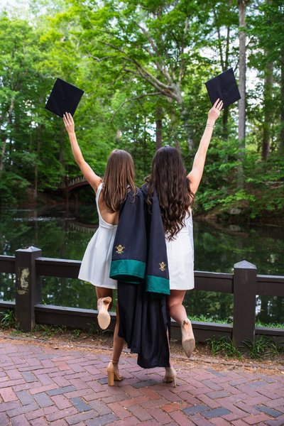 Tash and Chloe's Graduation — graduation photography at William & Mary Graduation Photos by Stephen Lawson