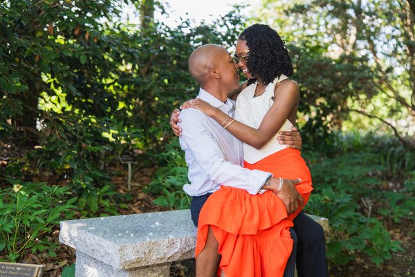 Davis Engagement Session — engagement photography at Lewis Ginter Botanical Garden by Stephen Lawson