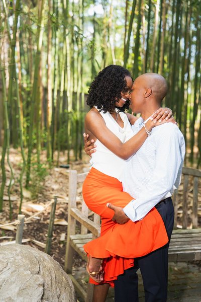 Davis Engagement Session — engagement photography at Lewis Ginter Botanical Garden by Stephen Lawson
