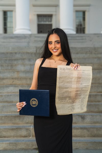 Bibiana's Graduation — graduation photography at Virginia State Capitol by Stephen Lawson