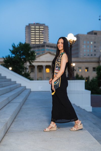 Bibiana's Graduation — graduation photography at Virginia State Capitol by Stephen Lawson