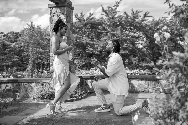 Christopher and Lashawn's Proposal — engagement photography by Stephen Lawson