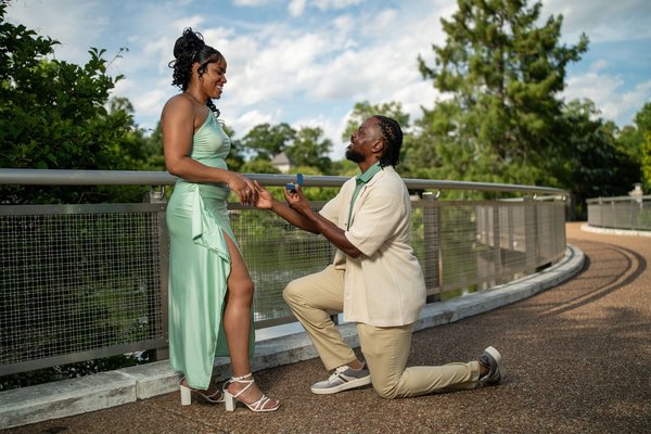 Christopher and Lashawn's Proposal — engagement photography by Stephen Lawson