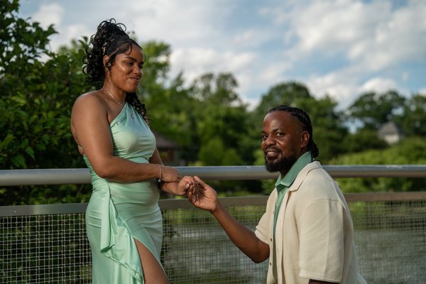 Christopher and Lashawn's Proposal — engagement photography by Stephen Lawson