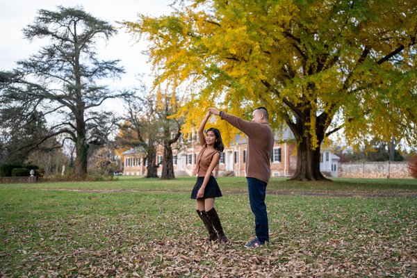 Edward and Micah's Engagement — engagement photography at Chatham Manor by Stephen Lawson