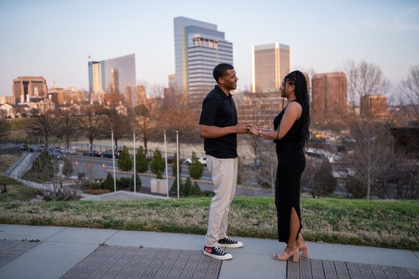 Quintez and Kayla's Proposal — engagement photography by Stephen Lawson