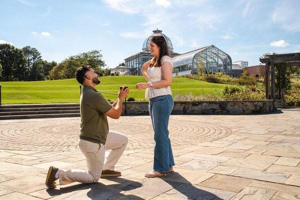Karrar and Samantha's Engagement — engagement photography at Lewis Ginter Botanical Garden by Stephen Lawson