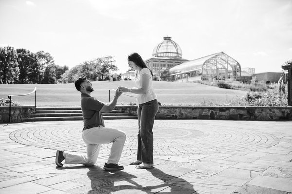 Karrar and Samantha's Engagement — engagement photography at Lewis Ginter Botanical Garden by Stephen Lawson