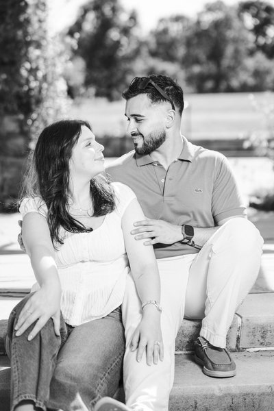 Karrar and Samantha's Engagement — engagement photography at Lewis Ginter Botanical Garden by Stephen Lawson