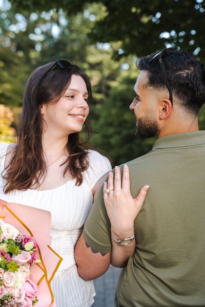 Karrar and Samantha's Engagement — engagement photography at Lewis Ginter Botanical Garden by Stephen Lawson
