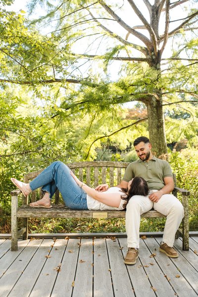 Karrar and Samantha's Engagement — engagement photography at Lewis Ginter Botanical Garden by Stephen Lawson