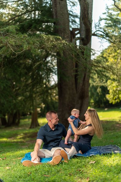 Alexa and Owen's Family — family photography at Maymont by Stephen Lawson