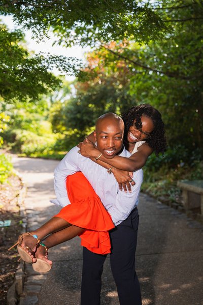 Davis Engagement Session — engagement photography at Lewis Ginter Botanical Garden by Stephen Lawson