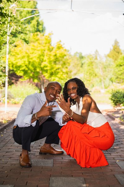Davis Engagement Session — engagement photography at Lewis Ginter Botanical Garden by Stephen Lawson