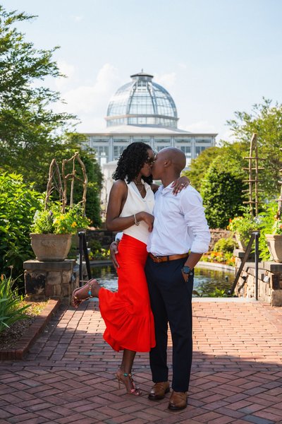 Davis Engagement Session — engagement photography at Lewis Ginter Botanical Garden by Stephen Lawson