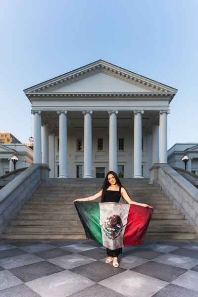 Bibiana's Graduation — graduation photography at Virginia State Capitol by Stephen Lawson