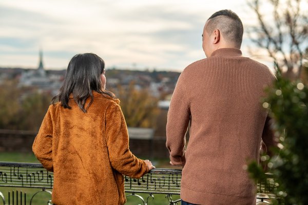 Edward and Micah's Engagement — engagement photography at Chatham Manor by Stephen Lawson