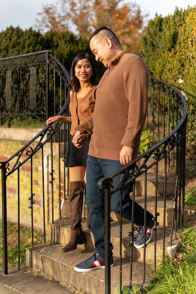 Edward and Micah's Engagement — engagement photography at Chatham Manor by Stephen Lawson