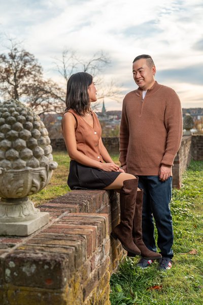 Edward and Micah's Engagement — engagement photography at Chatham Manor by Stephen Lawson