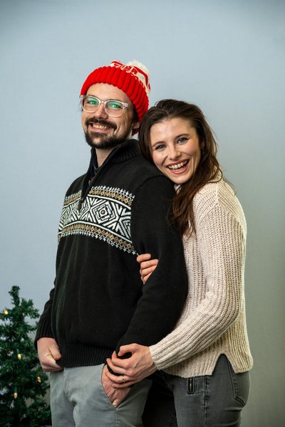 Kierstin and Jonathan's Holiday Session — portraits photography by Stephen Lawson
