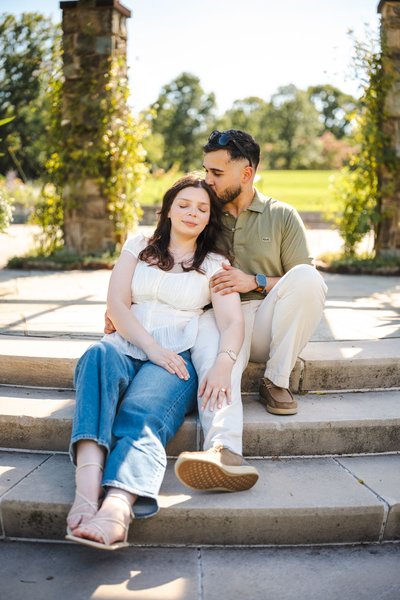 Karrar and Samantha's Engagement — engagement photography at Lewis Ginter Botanical Garden by Stephen Lawson