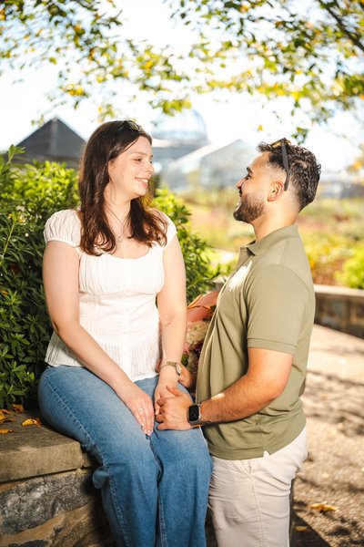 Karrar and Samantha's Engagement — engagement photography at Lewis Ginter Botanical Garden by Stephen Lawson